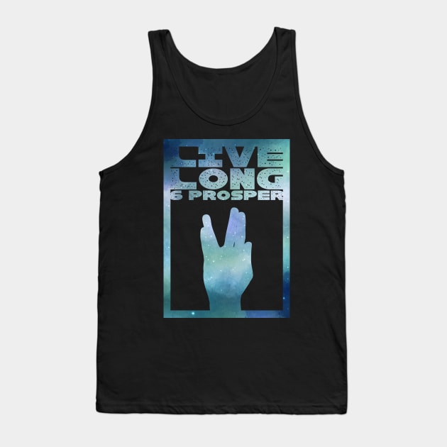 Live Long & Prosper Tank Top by potatonomad